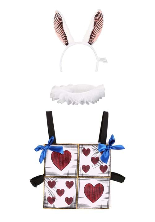 White Rabbit Costume Kit for Adults - US 4655
