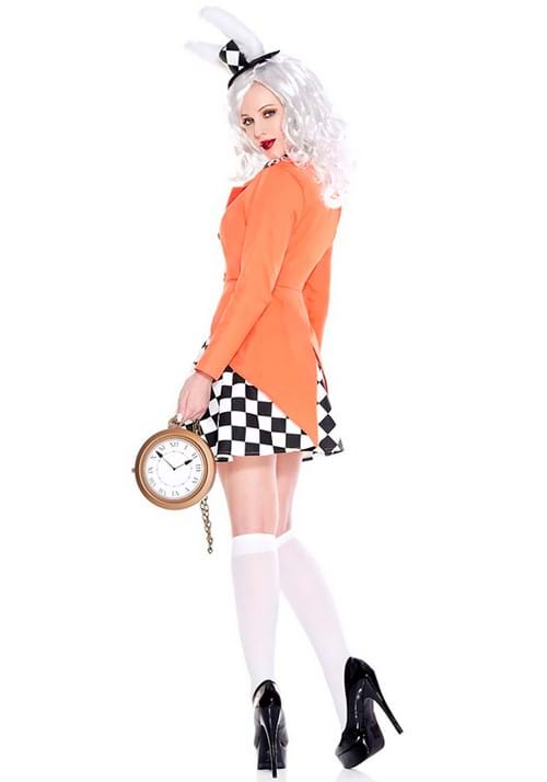 Sexy Adventurous White Rabbit Costume for Women - US 4057