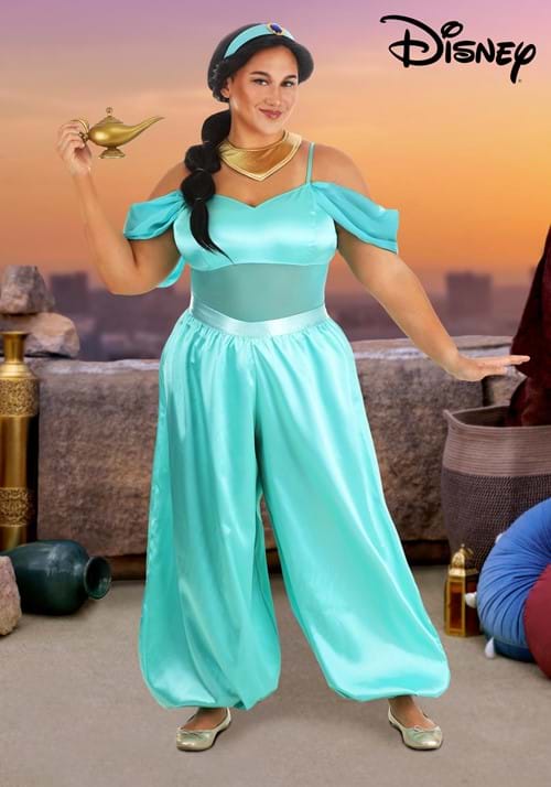 Plus Size Disney Aladdin Jasmine Costume for Women - US 0669