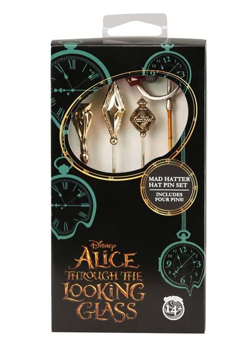 Disney Mad Hatter Alice in Wonderland Pin Set - US 1857