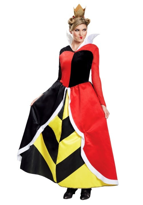 Alice in Wonderland Deluxe Women's Queen of Hearts Costume - US 9790