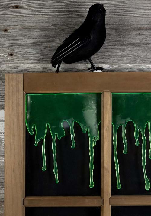Alien Dripping Ooze Window Halloween Decoration - US 5811