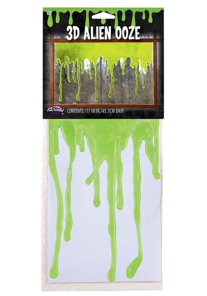 Alien Dripping Ooze Window Halloween Decoration - US 5811
