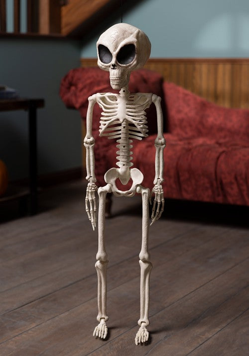 3FT Alien Skeleton Halloween Prop - US 1894