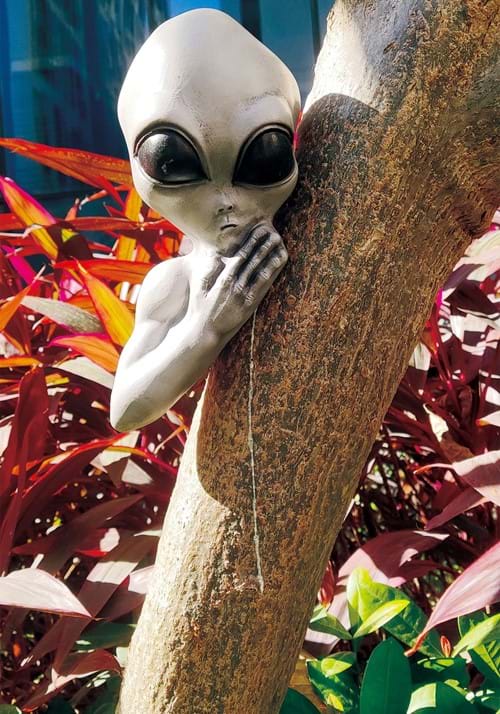14-Inch Alien Tree Peeker Decoration - US 1176