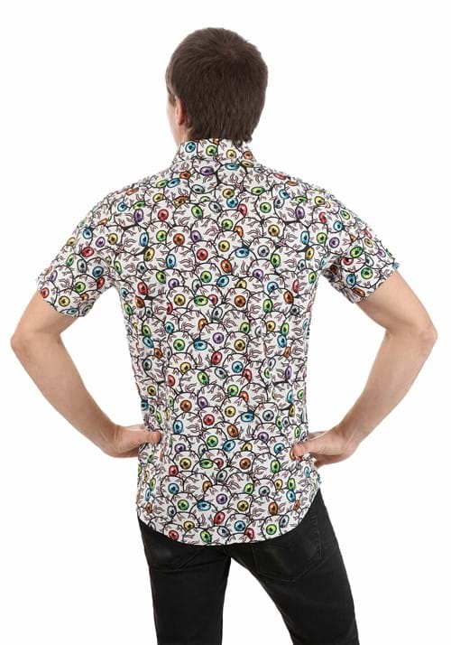 Adult All the Eyeballs Button-Up Shirt - US 9216