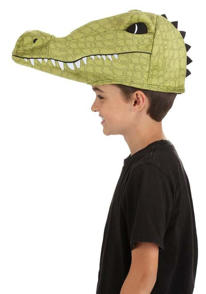 Plush Alligator Costume Hat Accessory - US 8073