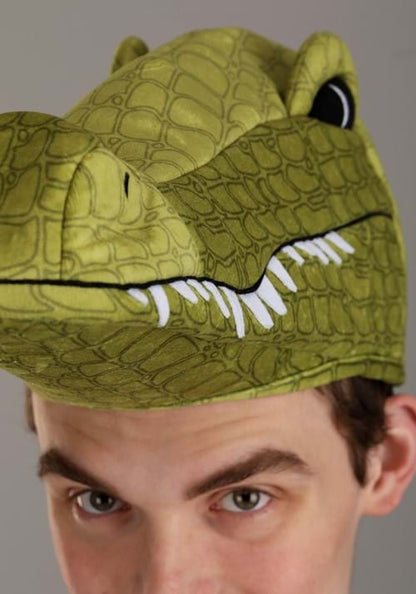 Plush Alligator Costume Hat Accessory - US 8073