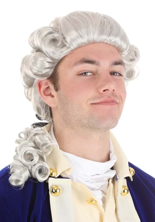 American Colonial Powdered Wig for Men - US 4699