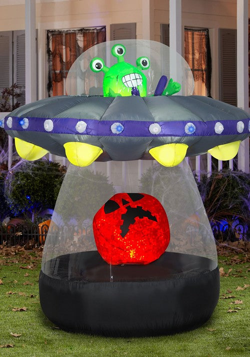 6FT Animated Alien Spacecraft Inflatable Decoration - US 7602