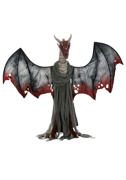 6FT Animated Brimstone Dragon Halloween Decoration - US 9563