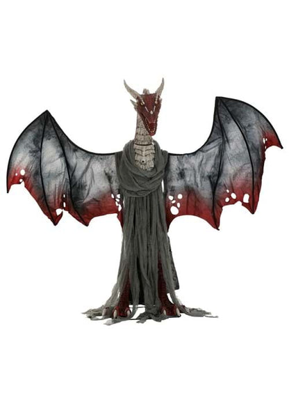 6FT Animated Brimstone Dragon Halloween Decoration - US 9563
