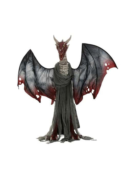 6FT Animated Brimstone Dragon Halloween Decoration - US 9563