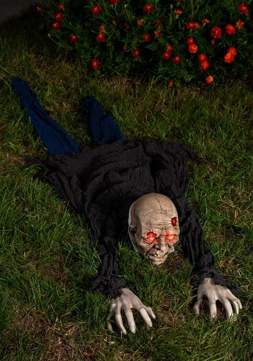 65-Inch Animated Crawling Zombie Decoration - US 9882