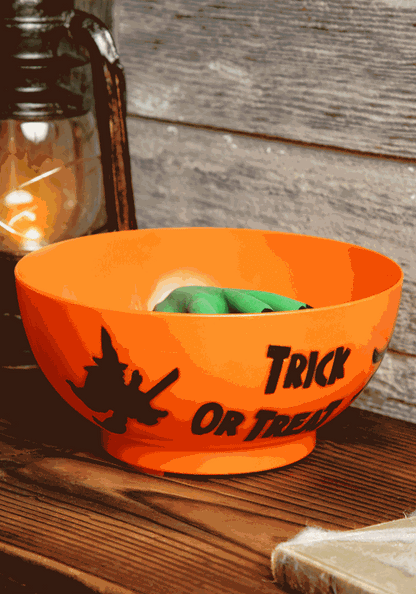 7.5-Inch Animated Monster Hand in Bowl Decoration - US 9465