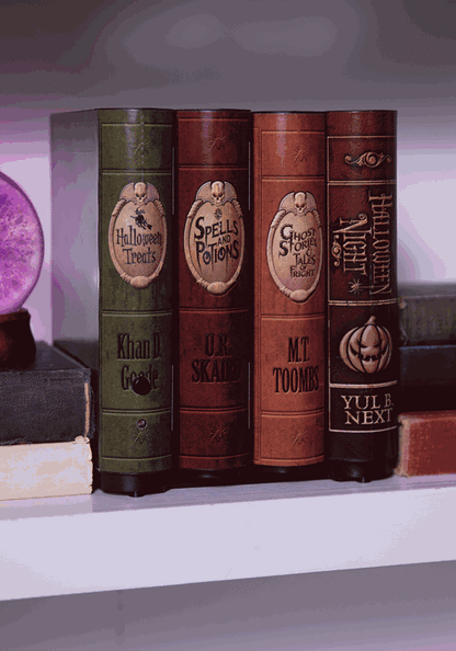 8-Inch Moving Books Animated Decoration - US 2607