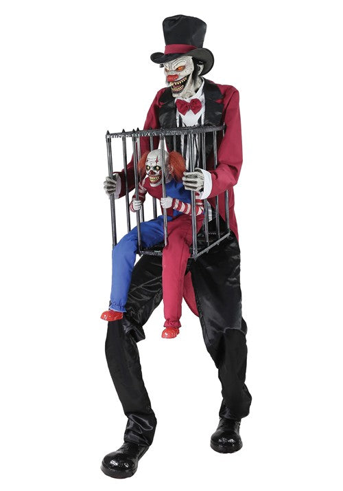 7FT Animated Rotting Ringmaster Halloween Decoration - US 1177