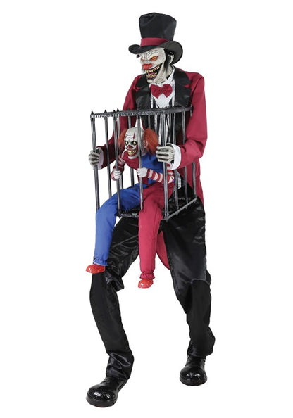 7FT Animated Rotting Ringmaster Halloween Decoration - US 1177