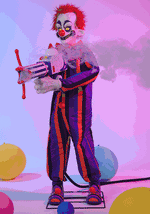5.6FT Animated Rudy Killer Klowns from Outer Space Decoration - Tekky - US 7327