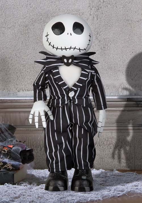 14-Inch Nightmare Before Christmas Animated Tabletop Jack Skellington Decoration - US 3679