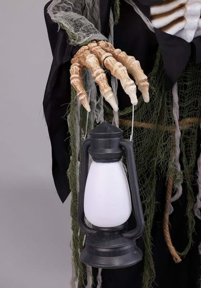 5.4FT Animated Wraithlike Reaper Halloween Decoration - Scream Saver - US 4045