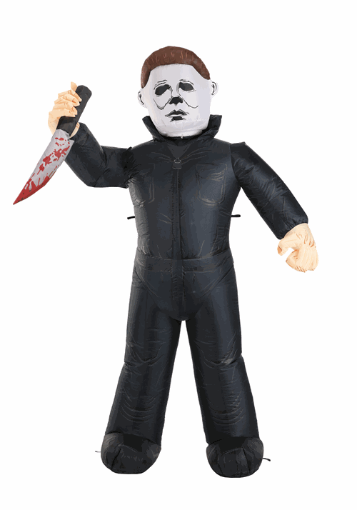 6FT Animatronic Michael Myers Inflatable Halloween Decoration - US 3537