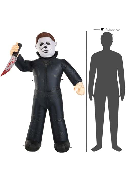 6FT Animatronic Michael Myers Inflatable Halloween Decoration - US 3537