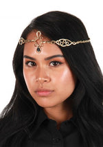Adjustable Antique Gold/Black Circlet - US 8685