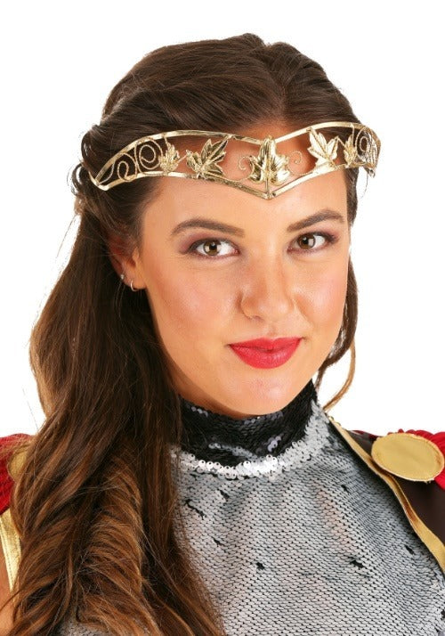 Antique Gold Leaf Women's Costume Circlet - US 5390