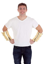 Costume Aquatic Arm Gold Fins - US 8471