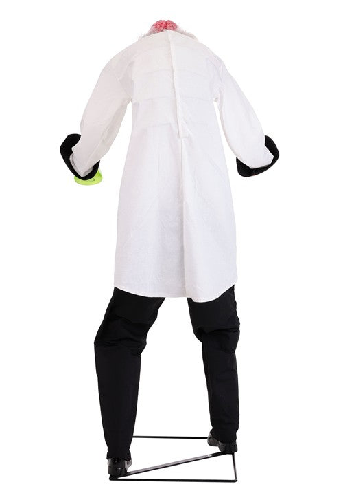 6FT Dr. Archibald Tinkerdoom the Mad Scientist Animatronic Decoration - US 1949