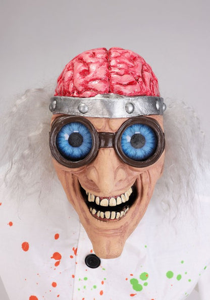 6FT Dr. Archibald Tinkerdoom the Mad Scientist Animatronic Decoration - US 1949