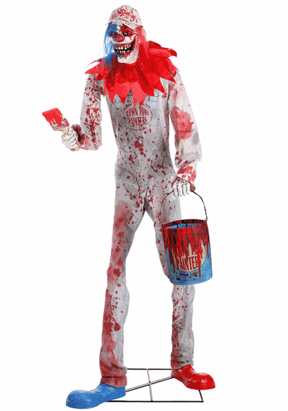7FT Animated Arty the Clown Halloween Decoration - US 1440
