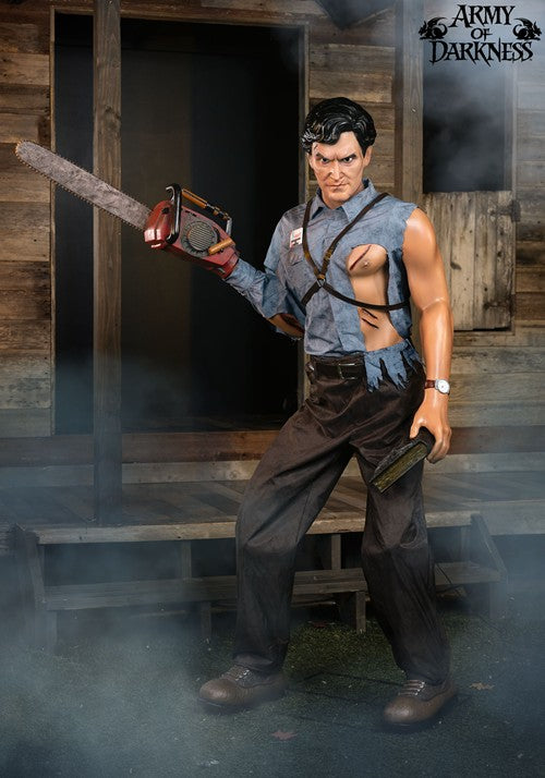 6FT Ash Army of Darkness Halloween Animatronic Decoration - US 4046