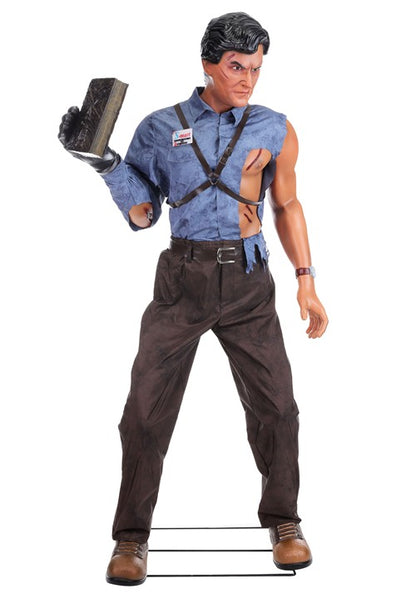 6FT Ash Army of Darkness Halloween Animatronic Decoration - US 4046