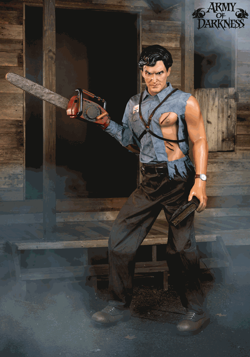 6FT Ash Army of Darkness Halloween Animatronic Decoration - US 4046