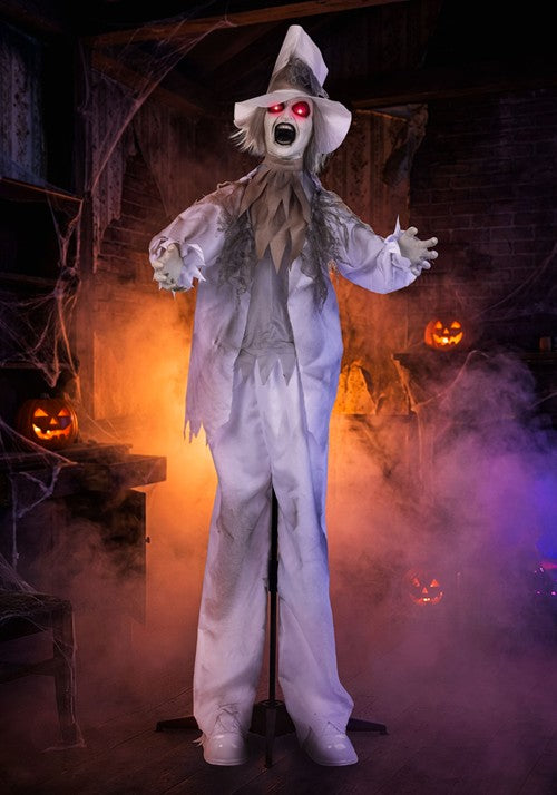 5.8FT Augustus the Ghoulish Groom Animatronic Decoration - Scream Saver - US 4796