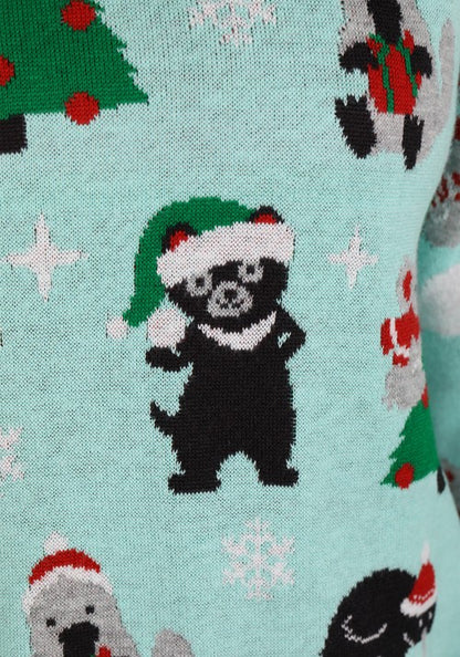 Australian Animals Ugly Christmas Sweater for Adults - US 8200