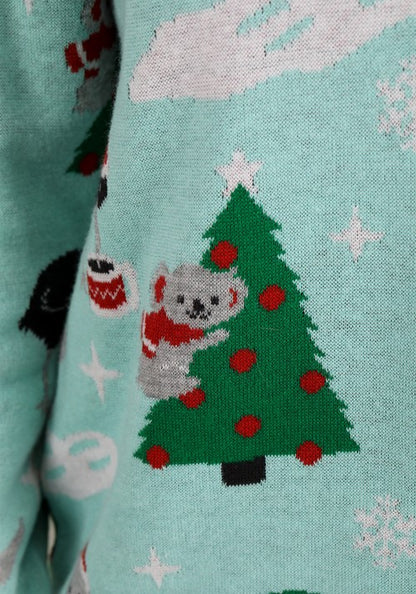 Australian Animals Ugly Christmas Sweater for Adults - US 8200