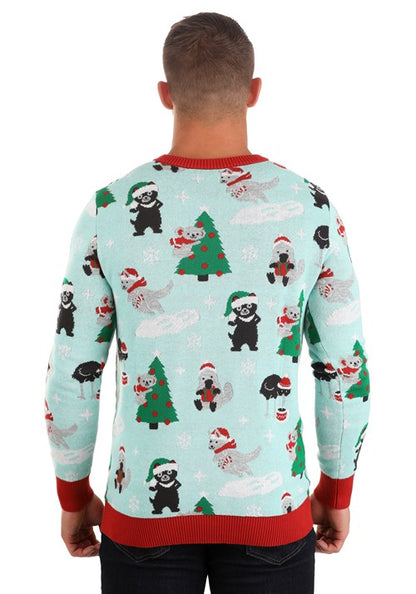 Australian Animals Ugly Christmas Sweater for Adults - US 8200