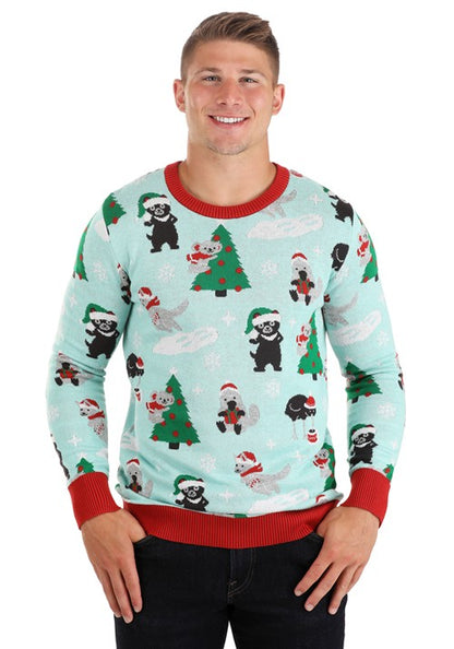 Australian Animals Ugly Christmas Sweater for Adults - US 8200