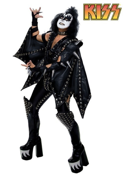 Authentic KISS Gene Simmons Demon Costume for Adults - US 1087