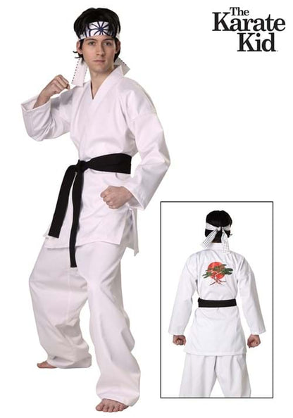 Authentic Karate Kid Daniel San Costume for Adults - US 6377