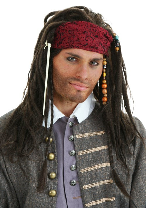 Authentic Pirate Wig for Adults - US 2777
