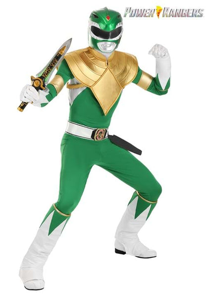 Authentic Men's Power Rangers Green Ranger Costume - US 7769