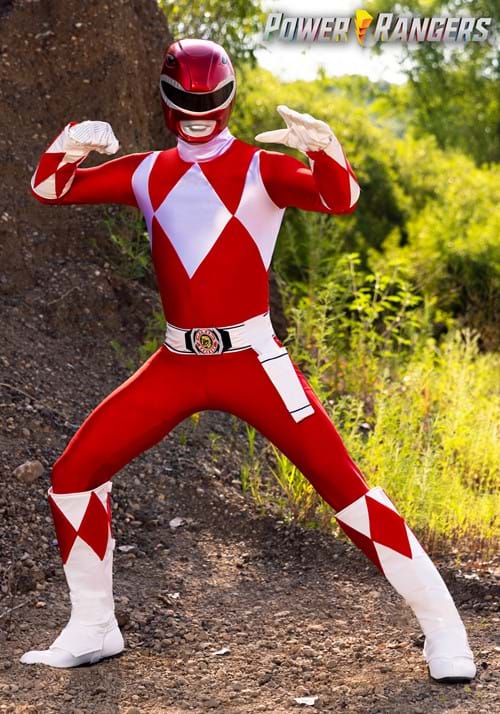 Authentic Power Rangers Adult Red Ranger Costume - US 8528