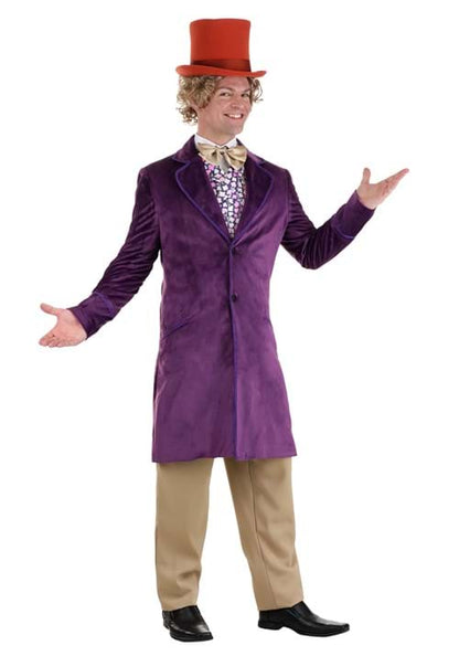 Men's Authentic Willy Wonka Costume Jacket - US 6035