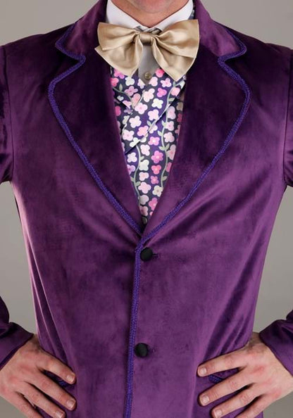 Men's Authentic Willy Wonka Costume Jacket - US 6035