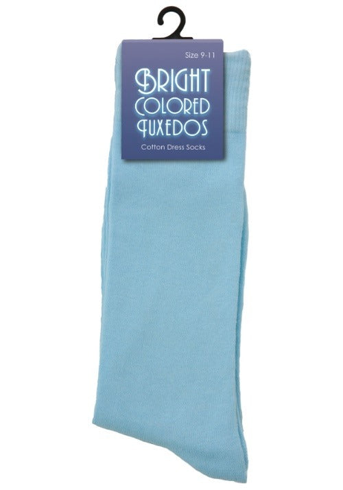 Baby Blue Dress Socks - US 2537
