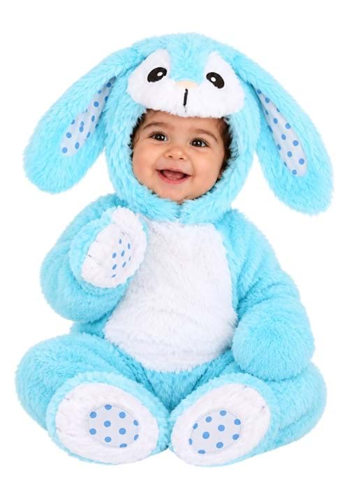 Fluffy Blue Bunny Baby Costume - US 6385